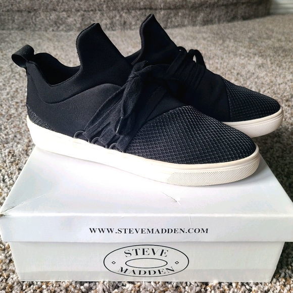 Steve Madden Shoes - Steve Madden Women's Lancer Casual Sneaker - Blac
